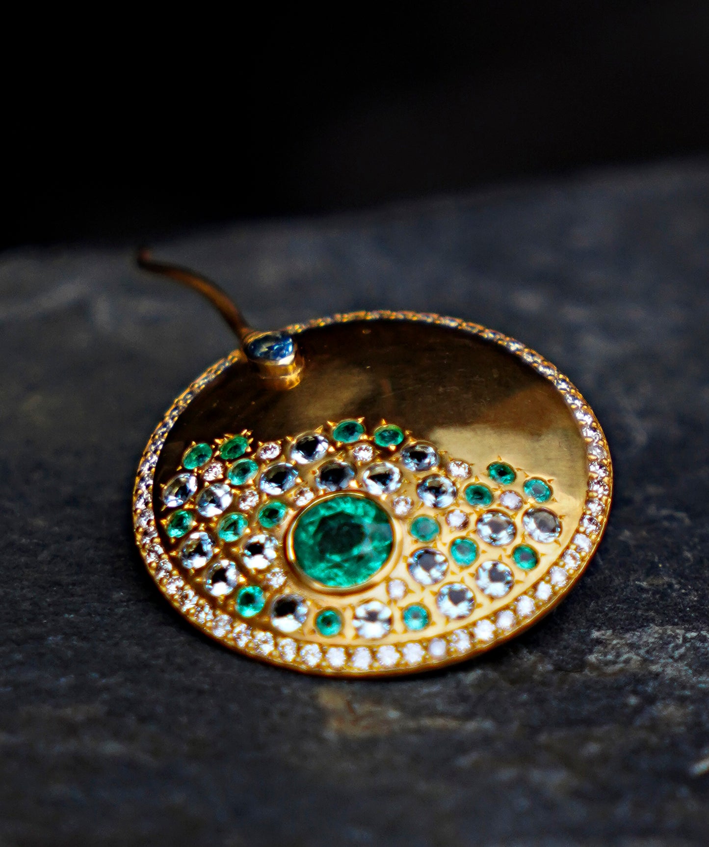 « THE ENCOUNTER » - Emeralds Aquamarines Diamonds